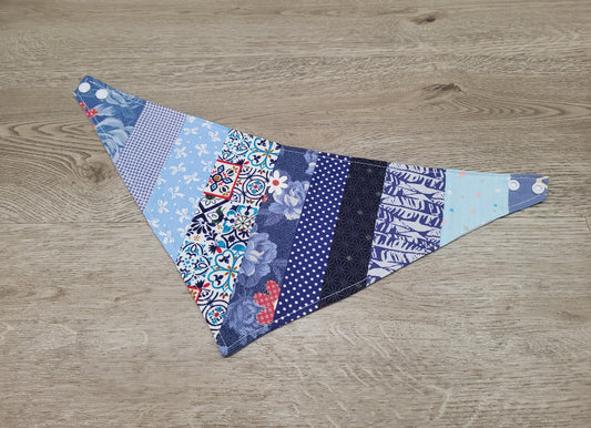 Fabric Pet Bandana Patchwork - Large