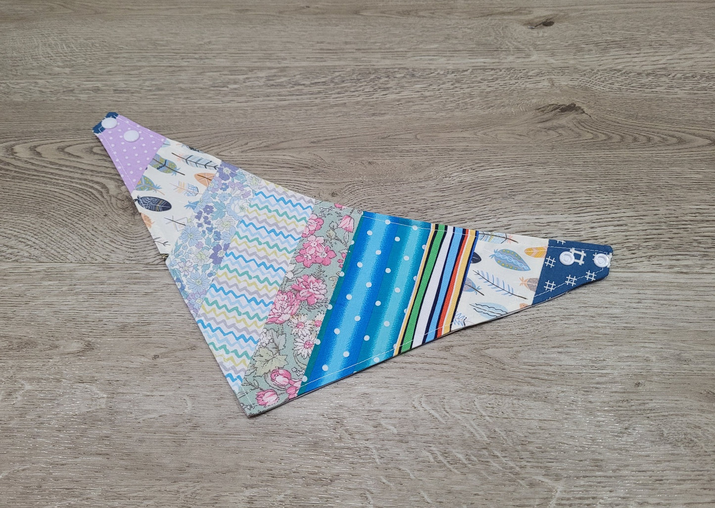 Fabric Pet Bandana Patchwork -  Medium