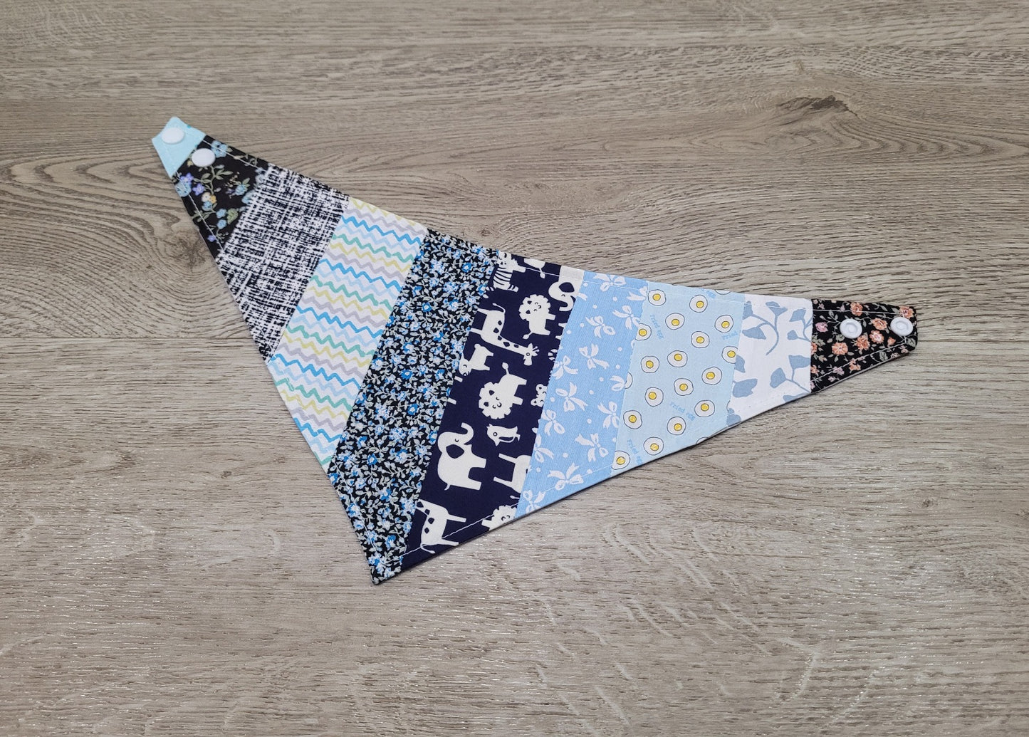 Fabric Pet Bandana Patchwork -  Medium