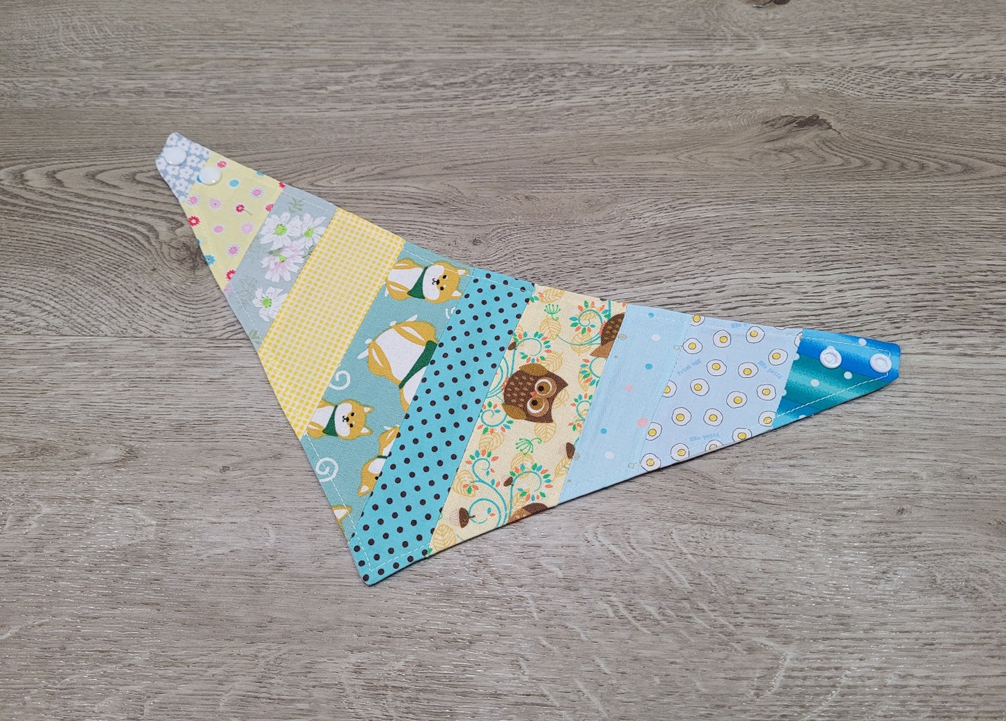 Fabric Pet Bandana Patchwork -  Medium