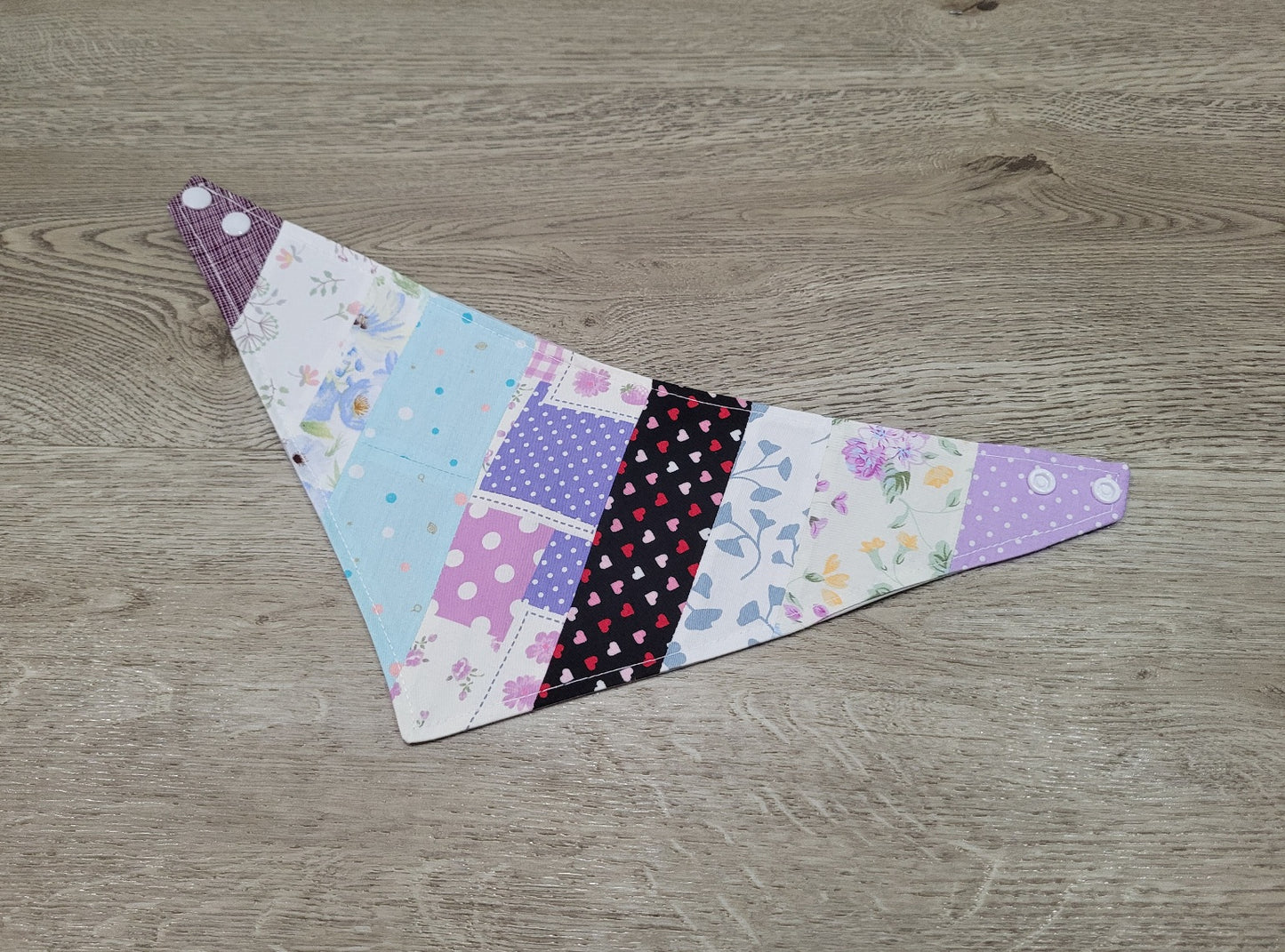 Fabric Pet Bandana Patchwork -  Medium