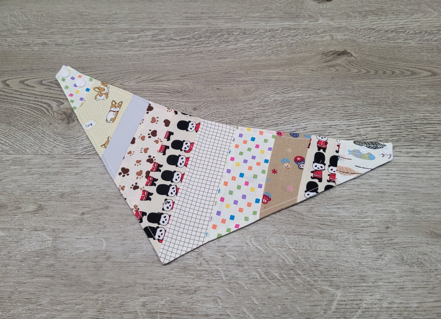 Fabric Pet Bandana Patchwork -  Medium