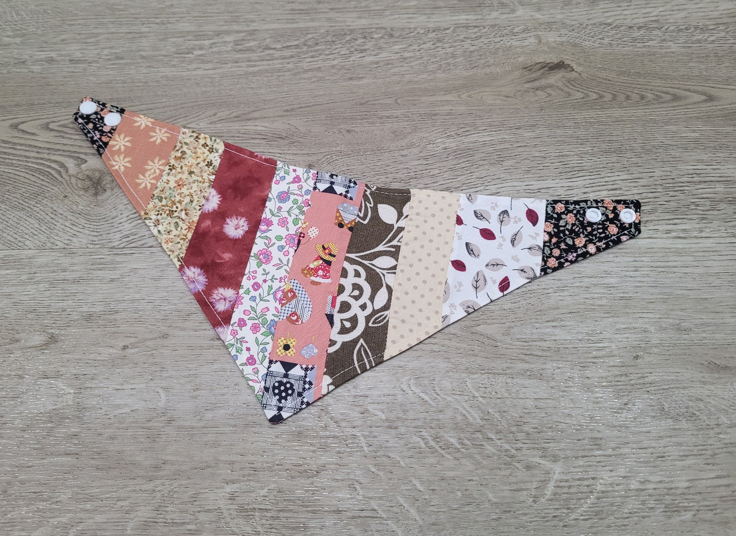 Fabric Pet Bandana Patchwork -  Medium