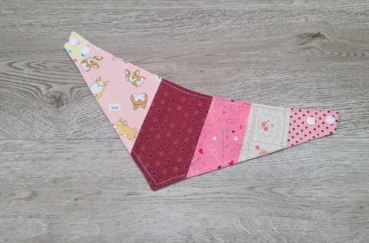 Fabric Pet Bandana Patchwork - Small