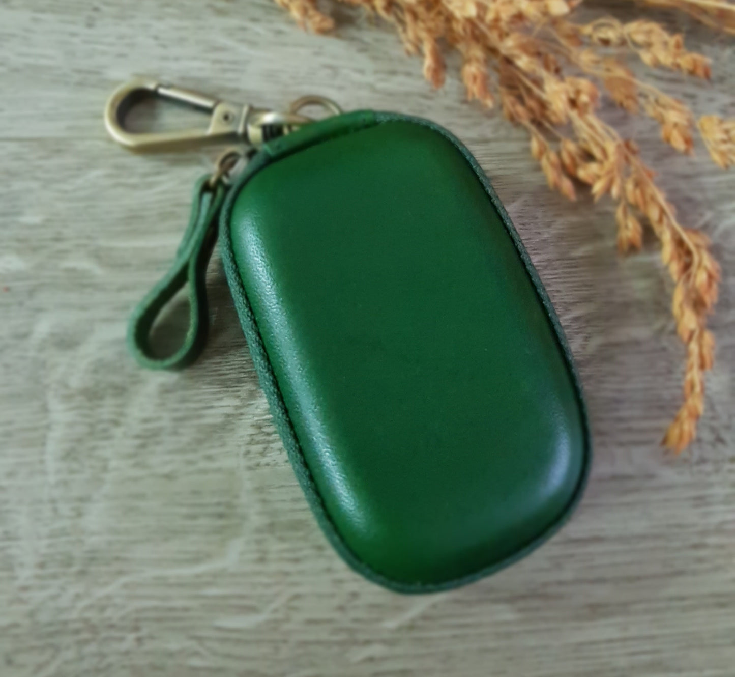 Genuine Leather Car Key Pouch